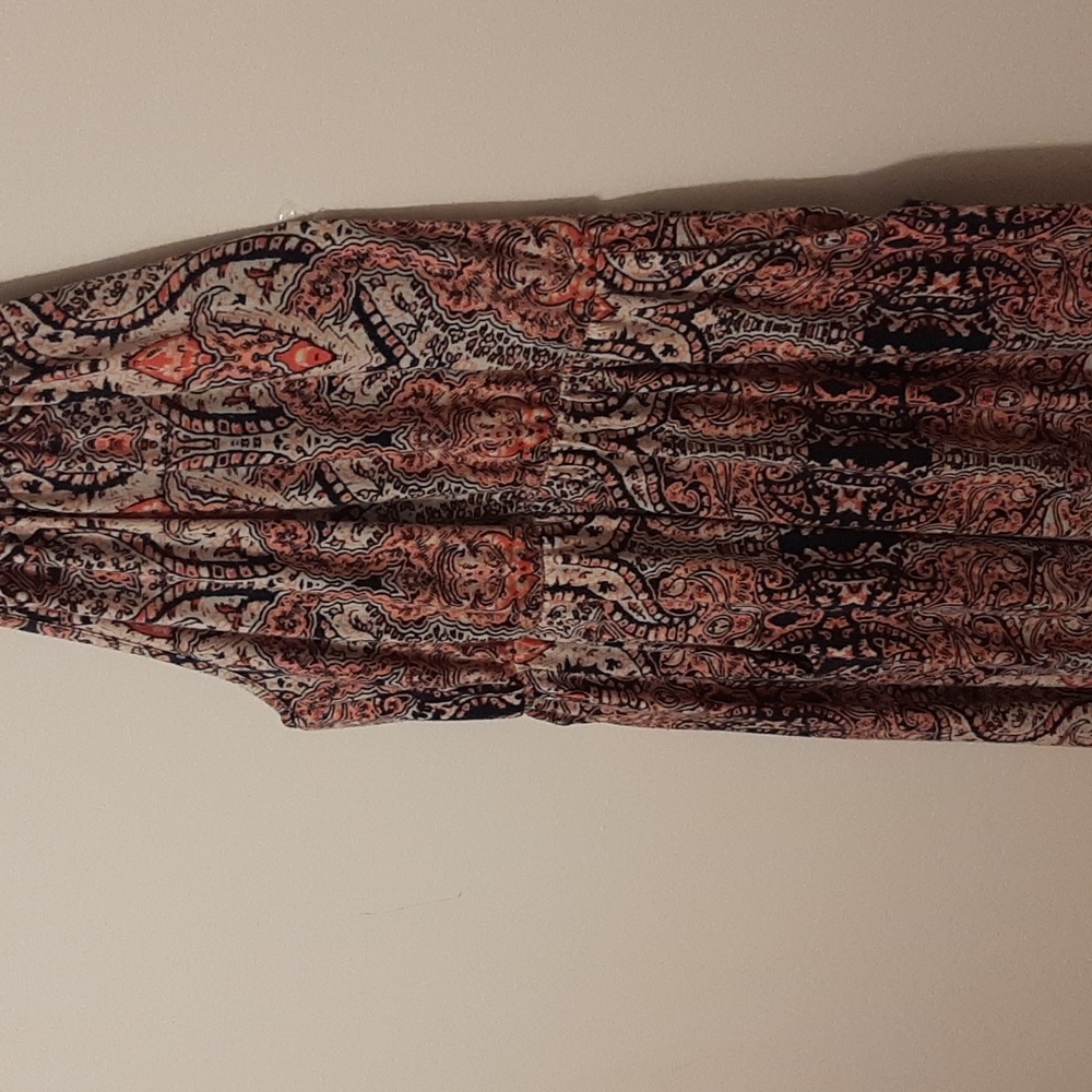 Maurices maxi multi coloured halter dress. Size M